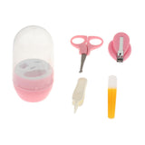 Maxbell 4pcs/Set Baby Nail Clippers Scissors Cutters Finger Manicure Pink