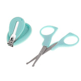 Maxbell 4pcs/Set Baby Nail Clippers Scissors Cutters Finger Manicure Green Cat