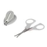 Maxbell 4pcs/Set Baby Nail Clippers Scissors Cutters Finger Manicure Grey Penguin