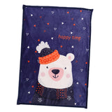 Maxbell Blanket Preschool Bed Mat Office Nap Baby Towel 100x150cm White Bear