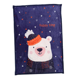 Maxbell Blanket Preschool Bed Mat Office Nap Baby Towel 100x150cm White Bear