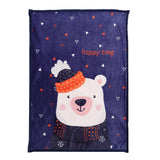 Maxbell Blanket Preschool Bed Mat Office Nap Baby Towel 100x150cm White Bear