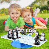 Maxbell Maxbell Kids Developmental Intelligence Board Game Penguin Teeterboard Toy Educational Playset Birthday Gift