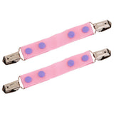 Maxbell 2 Pack Children's Dapper Snappers Toddler Adjustable Belt Pink