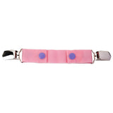 Maxbell 2 Pack Children's Dapper Snappers Toddler Adjustable Belt Pink
