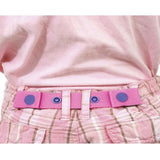 Maxbell 2 Pack Children's Dapper Snappers Toddler Adjustable Belt Pink