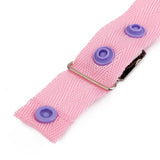 Maxbell 2 Pack Children's Dapper Snappers Toddler Adjustable Belt Pink