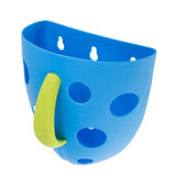 Maxbell Maxbell Kids Baby Sucker & Self Hanging Hook Bathing Toys Storage Box Bathroom Accessories –Blue