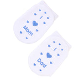 Maxbell Maxbell Cotton Baby Socks Candy Color Anti Slip Socks Newborn Toddler 0-2T Blue