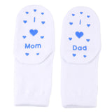 Maxbell Maxbell Cotton Baby Socks Candy Color Anti Slip Socks Newborn Toddler 0-2T Blue