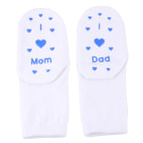 Maxbell Maxbell Cotton Baby Socks Candy Color Anti Slip Socks Newborn Toddler 0-2T Blue