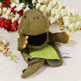 Maxbell Maxbell Soft Cloth T-Rex Dinosaur Doll Hand Puppet with Movable Mouth Kids Toy Green