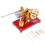 Maxbell Maxbell Mini Stirling Engine Model | 200-2000RPM | Flame Licker Eater Designed | Hot Air Steam Powered Toy Physics Experiment