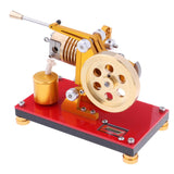 Maxbell Maxbell Mini Stirling Engine Model | 200-2000RPM | Flame Licker Eater Designed | Hot Air Steam Powered Toy Physics Experiment