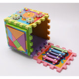 Maxbell Maxbell 6 in 1 Multi-Function Wooden Activity Play Cube Kids Baby Developmental Toy