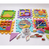 Maxbell Maxbell 6 in 1 Multi-Function Wooden Activity Play Cube Kids Baby Developmental Toy