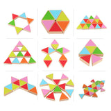 Maxbell Maxbell Geometry Shape Wooden Jigsaw Block Puzzle Children Education Toys Style 1