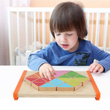 Maxbell Maxbell Geometry Shape Wooden Jigsaw Block Puzzle Children Education Toys Style 1