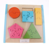 Maxbell Maxbell Geometry Shape Wooden Jigsaw Block Puzzle Children Education Toys Style 3