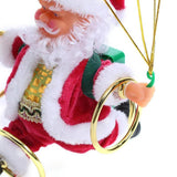 Maxbell Maxbell Santa Claus Toy Electric Parachute Creative Christmas Tree Hanging Ornament