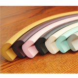 2m L Shape Rubber Strap Edge Guard Baby Safety Corner Protection Pink Green