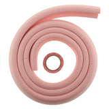 2m L Shape Rubber Strap Edge Guard Baby Safety Corner Protection Pink Green
