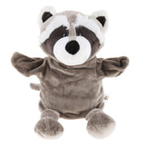 Maxbell 31cm Soft Plush Zoo Animals Hand Puppets for Kids Pretend Role Play Raccoon - Aladdin Shoppers