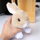Maxbell Cuddly Electronic Interactive Naughty Rabbit Toys Electric Robotic Pets Walk, Waggle Ears, & Move Nose for Children Gift - Aladdin Shoppers