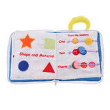 Maxbell Maxbell Soft Baby Books Touch and Feel Cloth Book, 3D Books Fabric Activity for Baby /Toddler, Learning to Sensory Book、Life Skill Boys and Girls