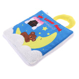 Maxbell Maxbell Soft Baby Books Touch and Feel Cloth Book, 3D Books Fabric Activity for Baby /Toddler, Learning to Sensory Book、Life Skill Boys and Girls