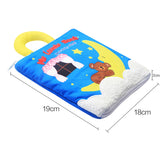 Maxbell Maxbell Soft Baby Books Touch and Feel Cloth Book, 3D Books Fabric Activity for Baby /Toddler, Learning to Sensory Book、Life Skill Boys and Girls