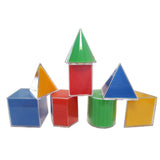 Maxbell Maxbell 8Pcs Multi-Color Detachable Geometric Solids Kids Early Math Educational Toy