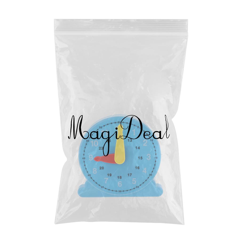 Maxbell Maxbell Plastic Teaching Clock Number & Time Puzzles Toy Time Educational Aids Gift