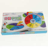 Maxbell Maxbell Set of Plastic Numbered Fractions Circles Board Math Mathematics Number Toys