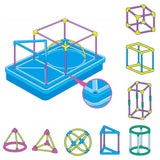 Maxbell Maxbell 3D Geometric Model Building Assemble Kits Educational Toy for Math Geometry Taching Aids - Kid Student Supplies