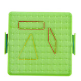 Maxbell Maxbell Plastic Nail Plate Boards Puzzle Game Mathematics Nailboard For Kids Math Geometry Educational Toy Gifts