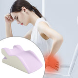Maxbell Relaxing Prone Pillow Simple Leg Support Cushion for Indoor Beds Bed Reading violet