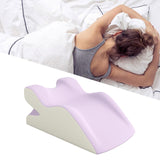 Maxbell Relaxing Prone Pillow Simple Leg Support Cushion for Indoor Beds Bed Reading violet
