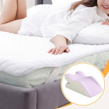 Maxbell Relaxing Prone Pillow Simple Leg Support Cushion for Indoor Beds Bed Reading violet