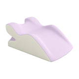 Maxbell Relaxing Prone Pillow Simple Leg Support Cushion for Indoor Beds Bed Reading violet