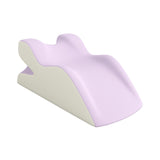 Maxbell Relaxing Prone Pillow Simple Leg Support Cushion for Indoor Beds Bed Reading violet