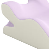 Maxbell Relaxing Prone Pillow Simple Leg Support Cushion for Indoor Beds Bed Reading violet