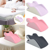 Maxbell Relaxing Prone Pillow Simple Leg Support Cushion for Indoor Beds Bed Reading violet