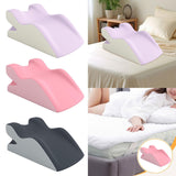 Maxbell Relaxing Prone Pillow Simple Leg Support Cushion for Indoor Beds Bed Reading violet