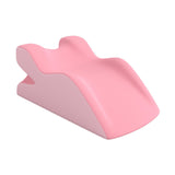 Maxbell Relaxing Prone Pillow Simple Leg Support Cushion for Indoor Beds Bed Reading pink