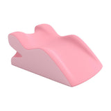 Maxbell Relaxing Prone Pillow Simple Leg Support Cushion for Indoor Beds Bed Reading pink