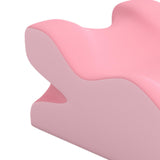 Maxbell Relaxing Prone Pillow Simple Leg Support Cushion for Indoor Beds Bed Reading pink
