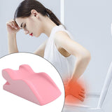 Maxbell Relaxing Prone Pillow Simple Leg Support Cushion for Indoor Beds Bed Reading pink