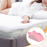 Maxbell Relaxing Prone Pillow Simple Leg Support Cushion for Indoor Beds Bed Reading pink