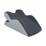 Maxbell Relaxing Prone Pillow Simple Leg Support Cushion for Indoor Beds Bed Reading grey